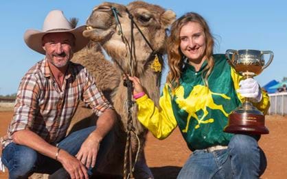 When Bossy took on the Boulia Camel Cup on the Lexus Melbourne Cup Tour